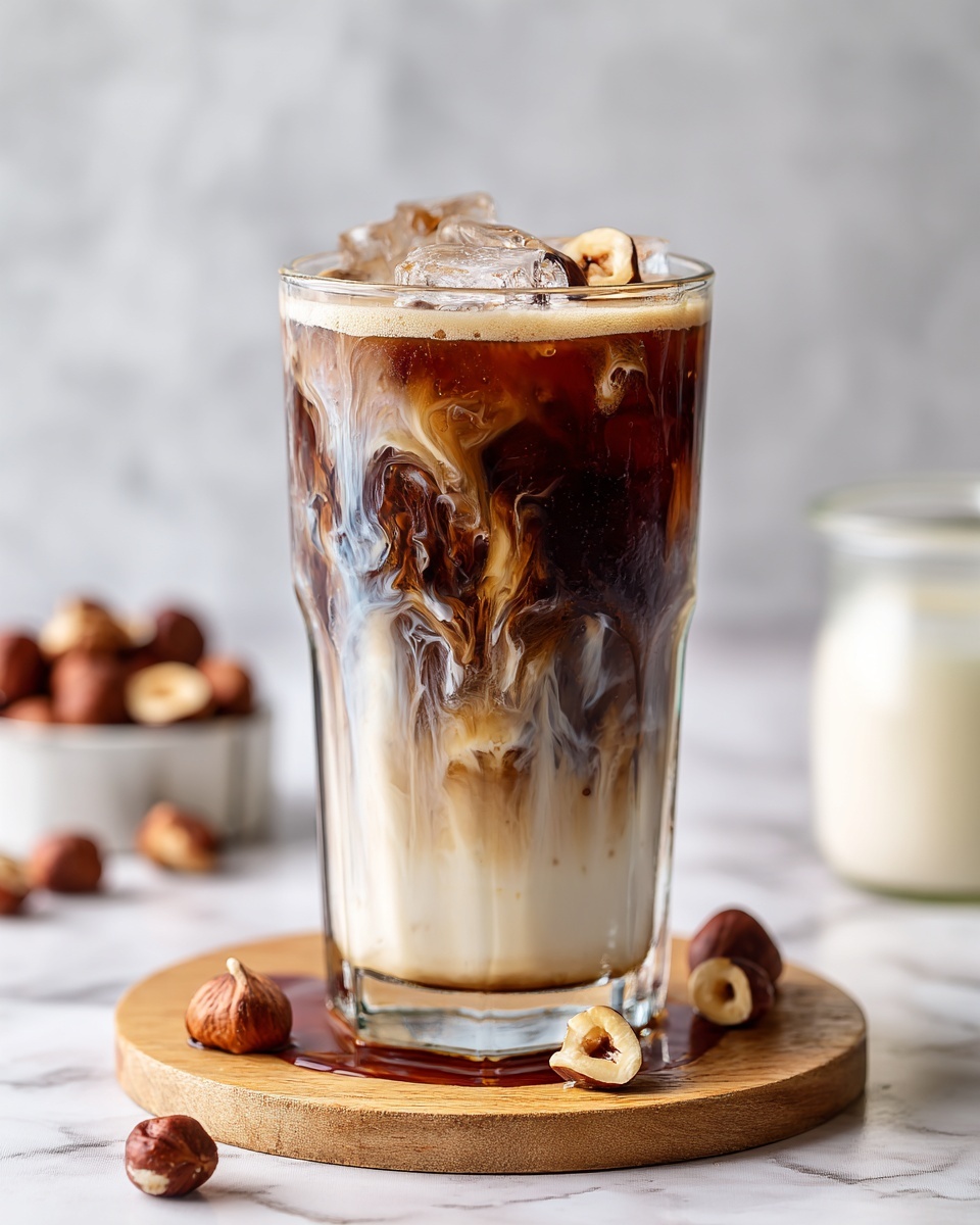 Caramel Hazelnut Iced Coffee Recipe - Recipe Image