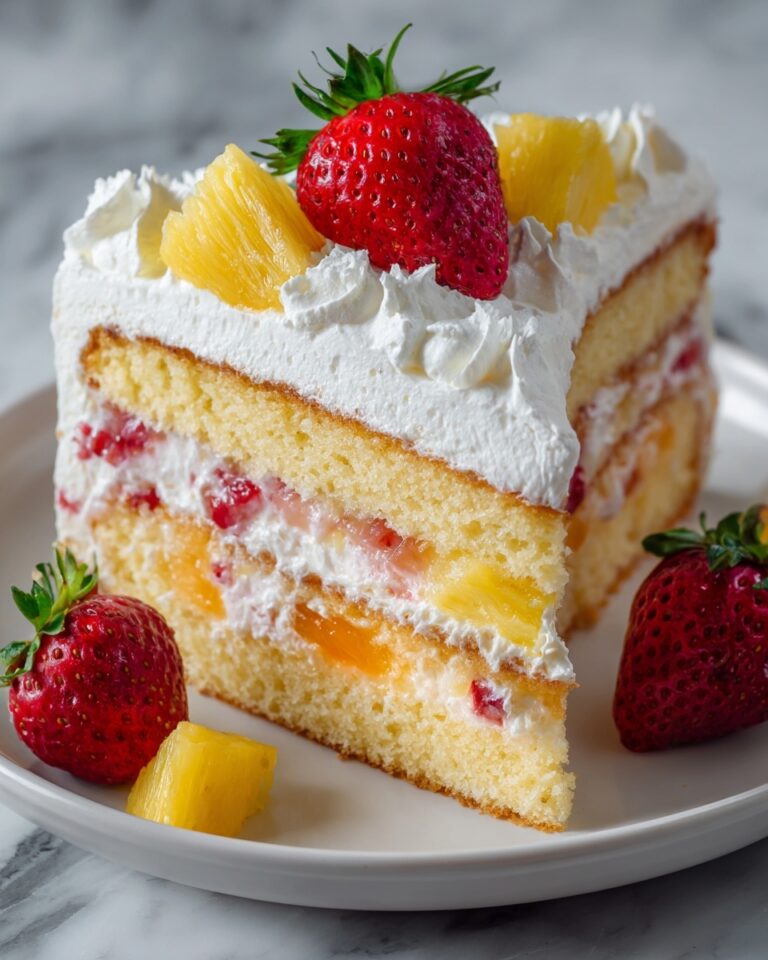 Best Tropical Layered Poke Cake Recipe