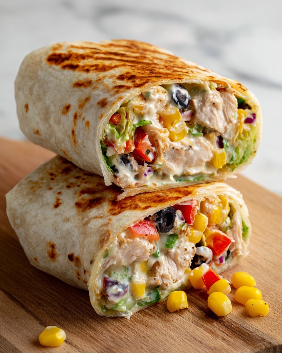 Southwest Chicken Wrap Recipe - Recipe Image