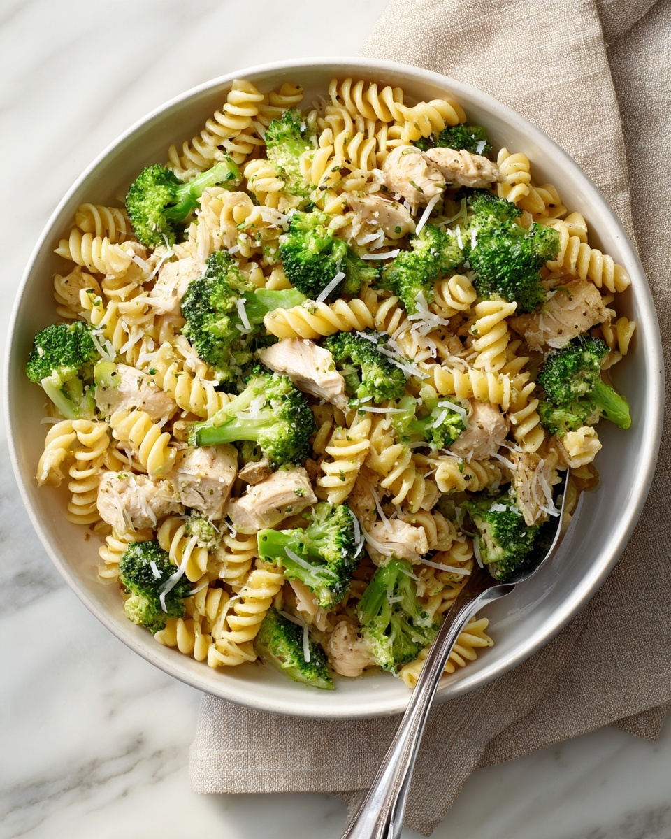 Creamy Chicken and Broccoli Pasta Recipe - Recipe Image