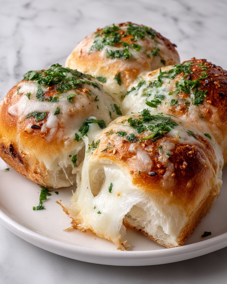 Korean Garlic Cheese Bread Recipe - Recipe Image