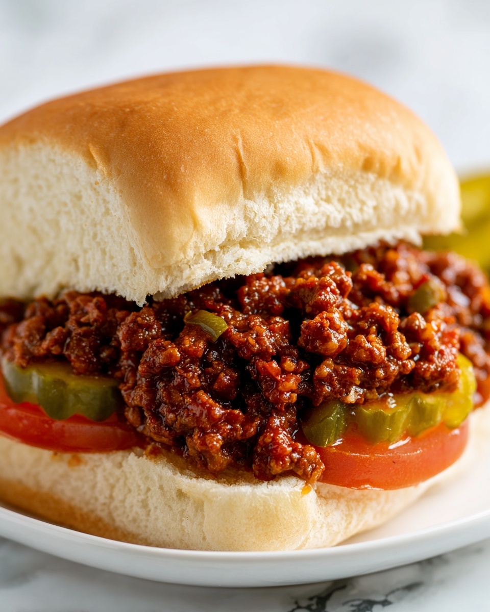 Sweet and Tangy Homemade Sloppy Joes Recipe - Recipe Image