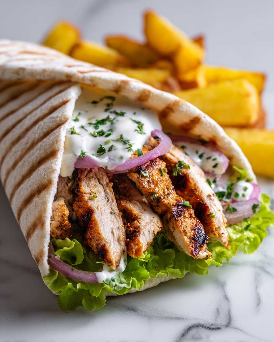 Greek Chicken Gyro Recipe - Recipe Image