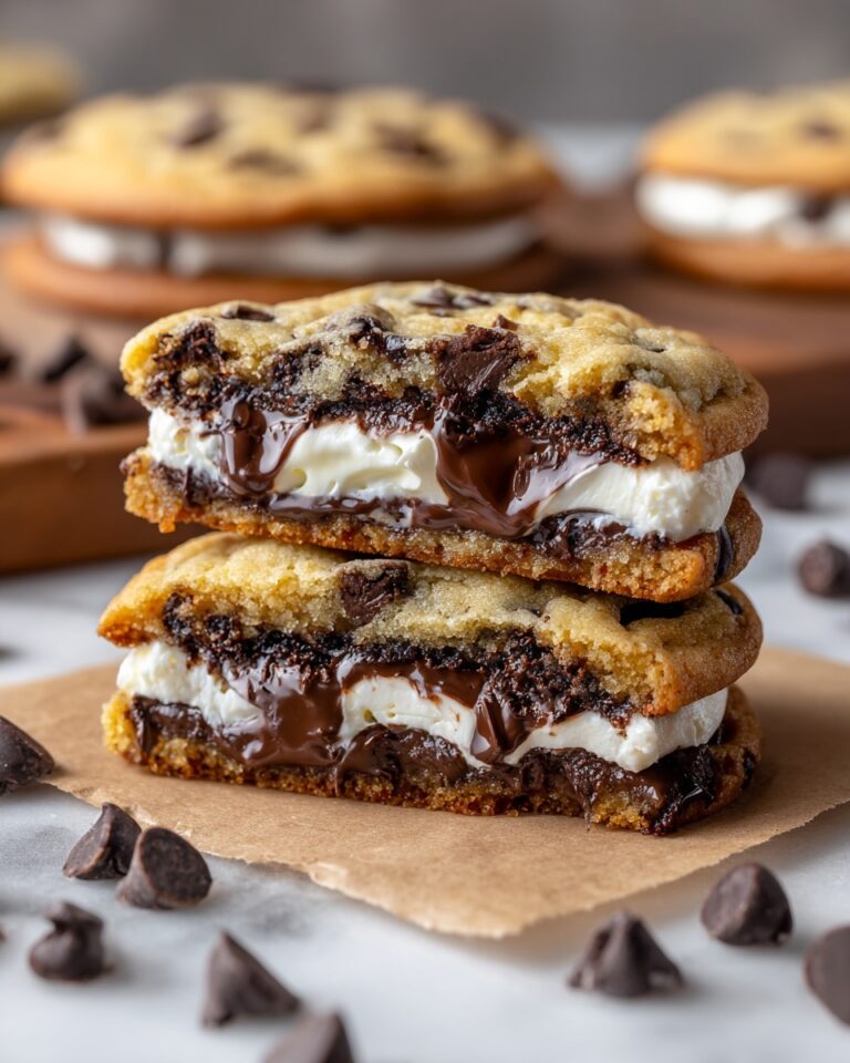 Cheesecake Stuffed Chocolate Chip Cookies Recipe