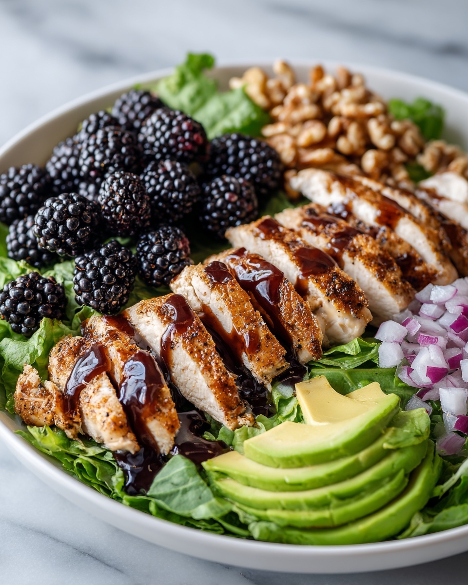 Blackberry Chicken Salad Recipe - Recipe Image