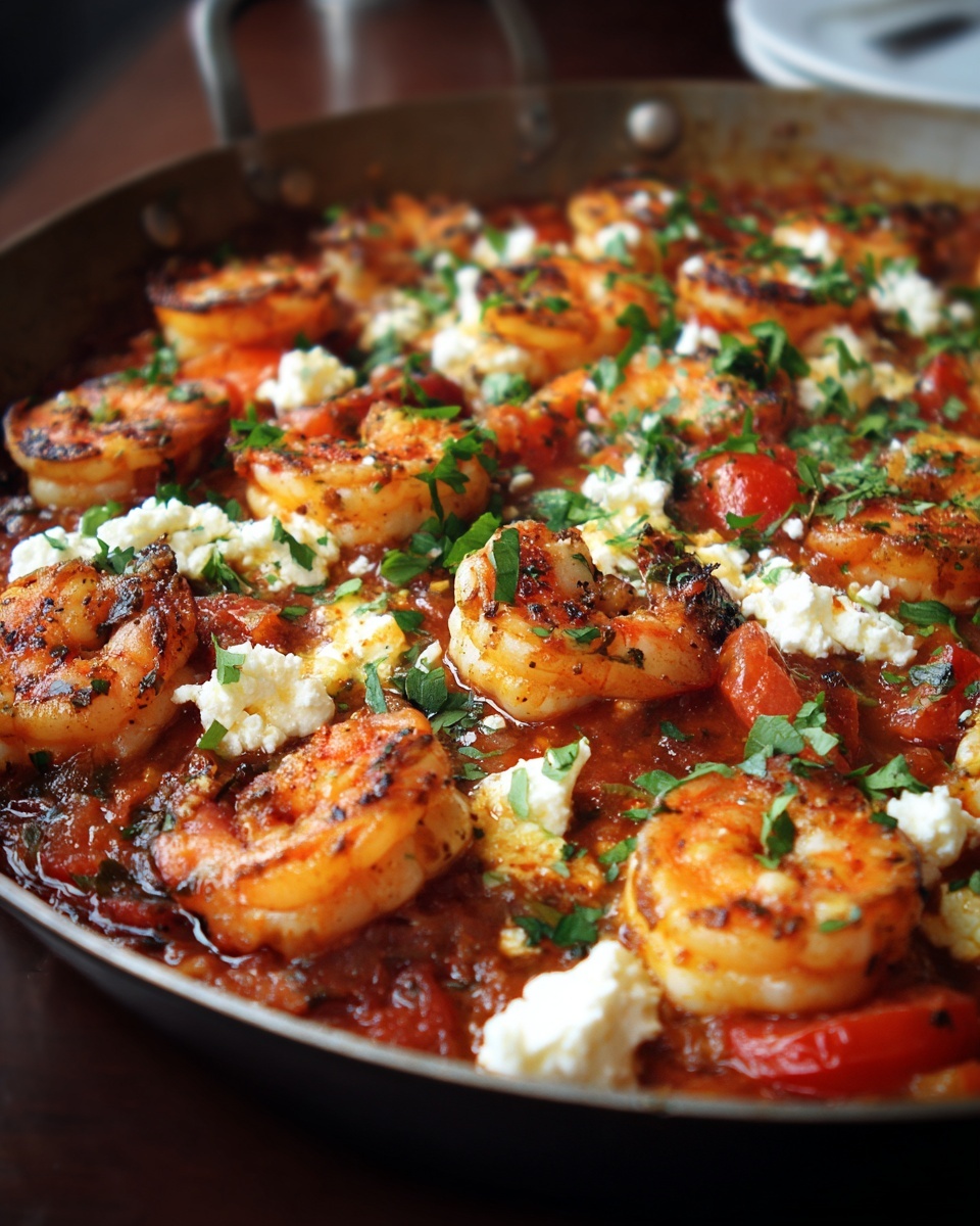 Greek Shrimp with Feta and Tomatoes Recipe - Recipe Image