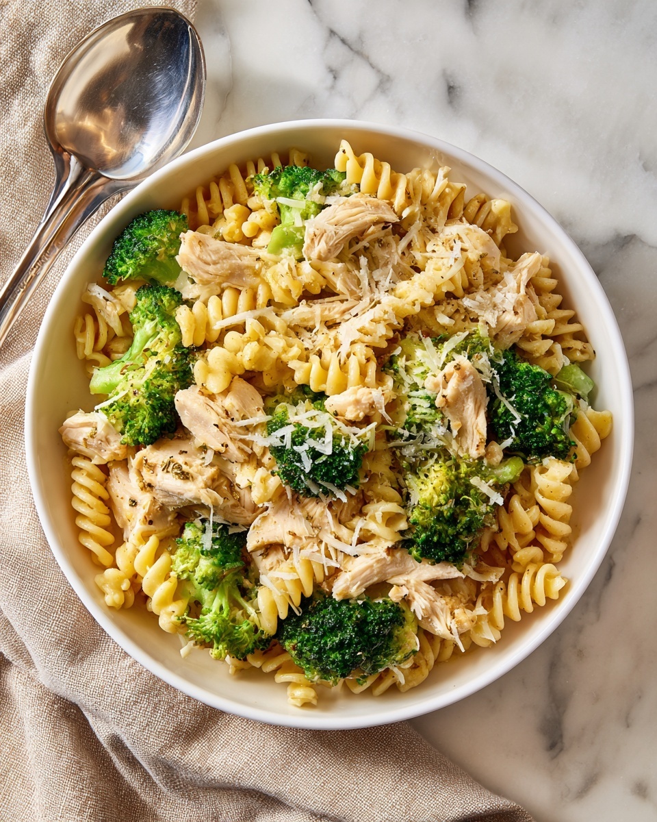 Creamy Chicken and Broccoli Pasta Recipe - Recipe Image