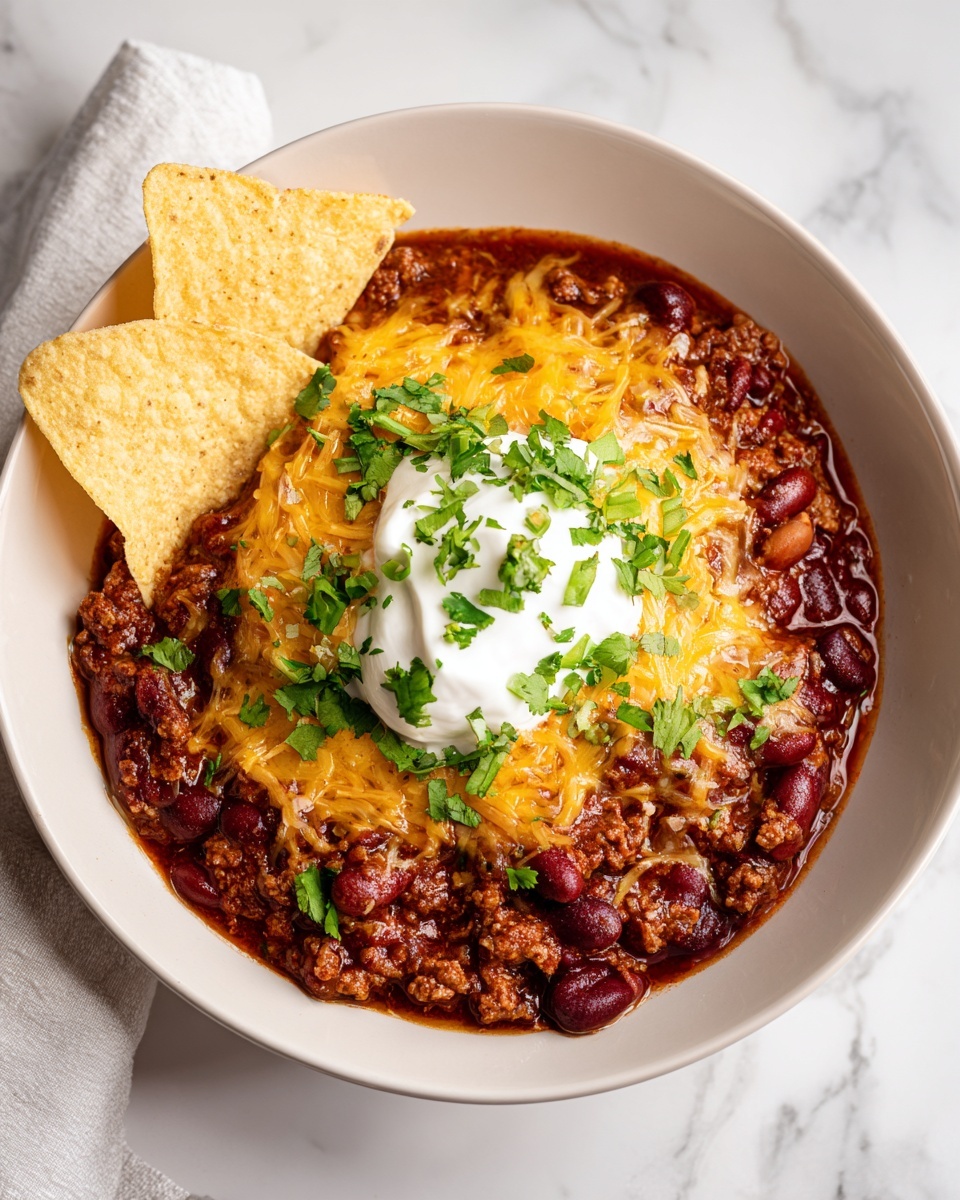 Hearty Slow Cooker All Meat Chili (No Beans) Recipe - Recipe Image
