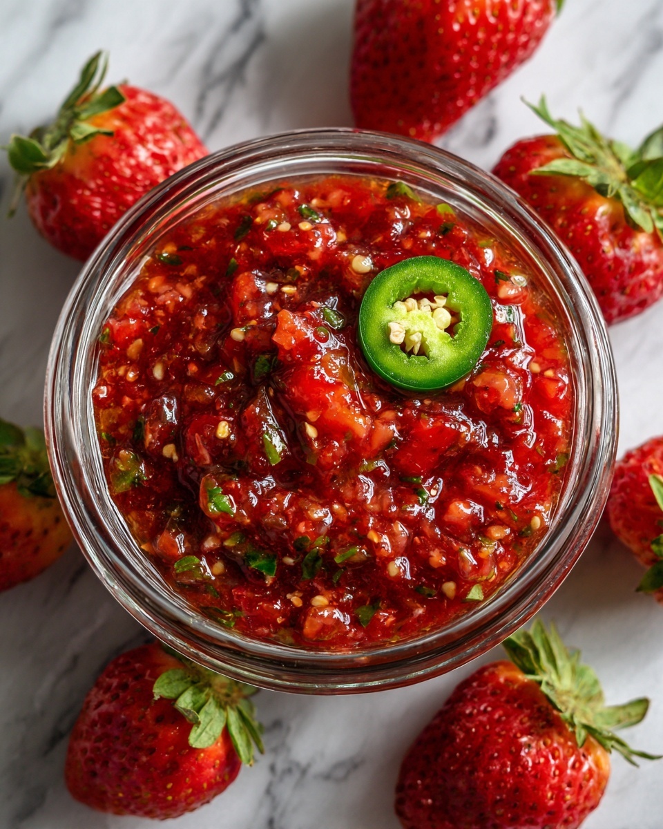 Jalapeño Strawberry Jam Recipe - Recipe Image