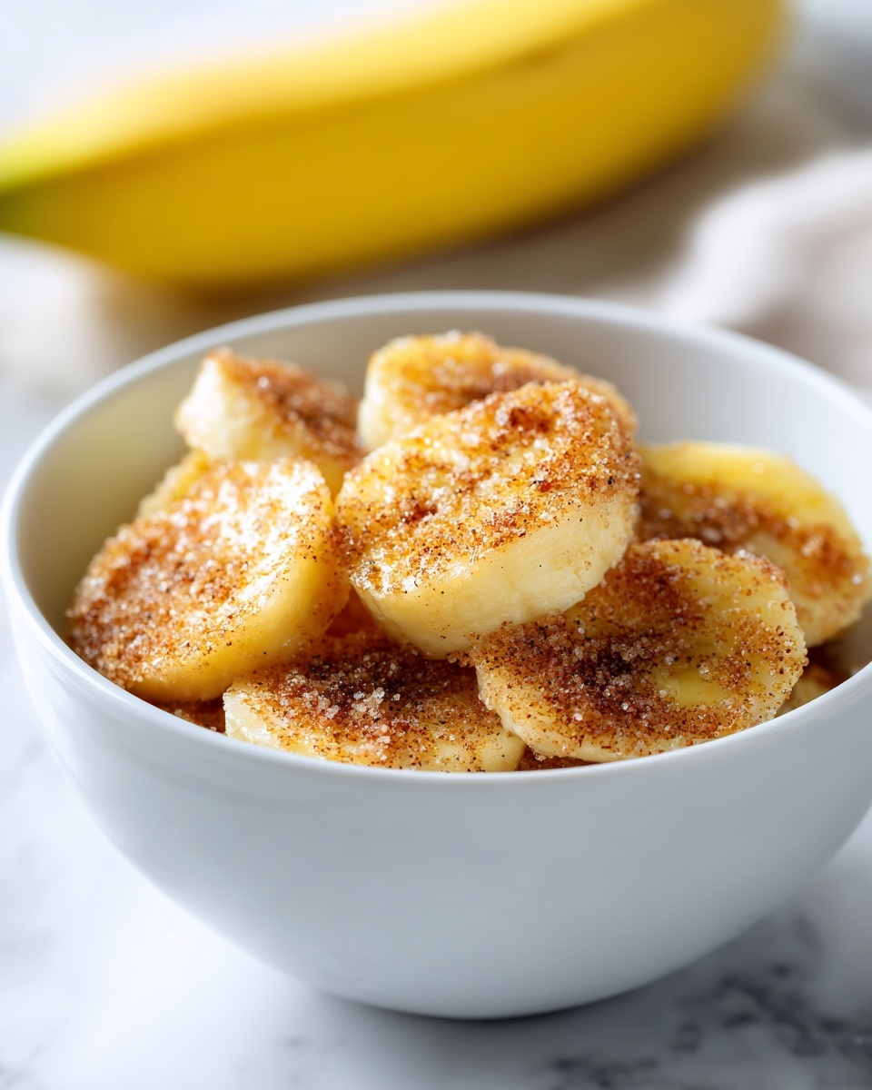 Cinnamon-Sugar Air Fryer Banana Chips Recipe - Recipe Image