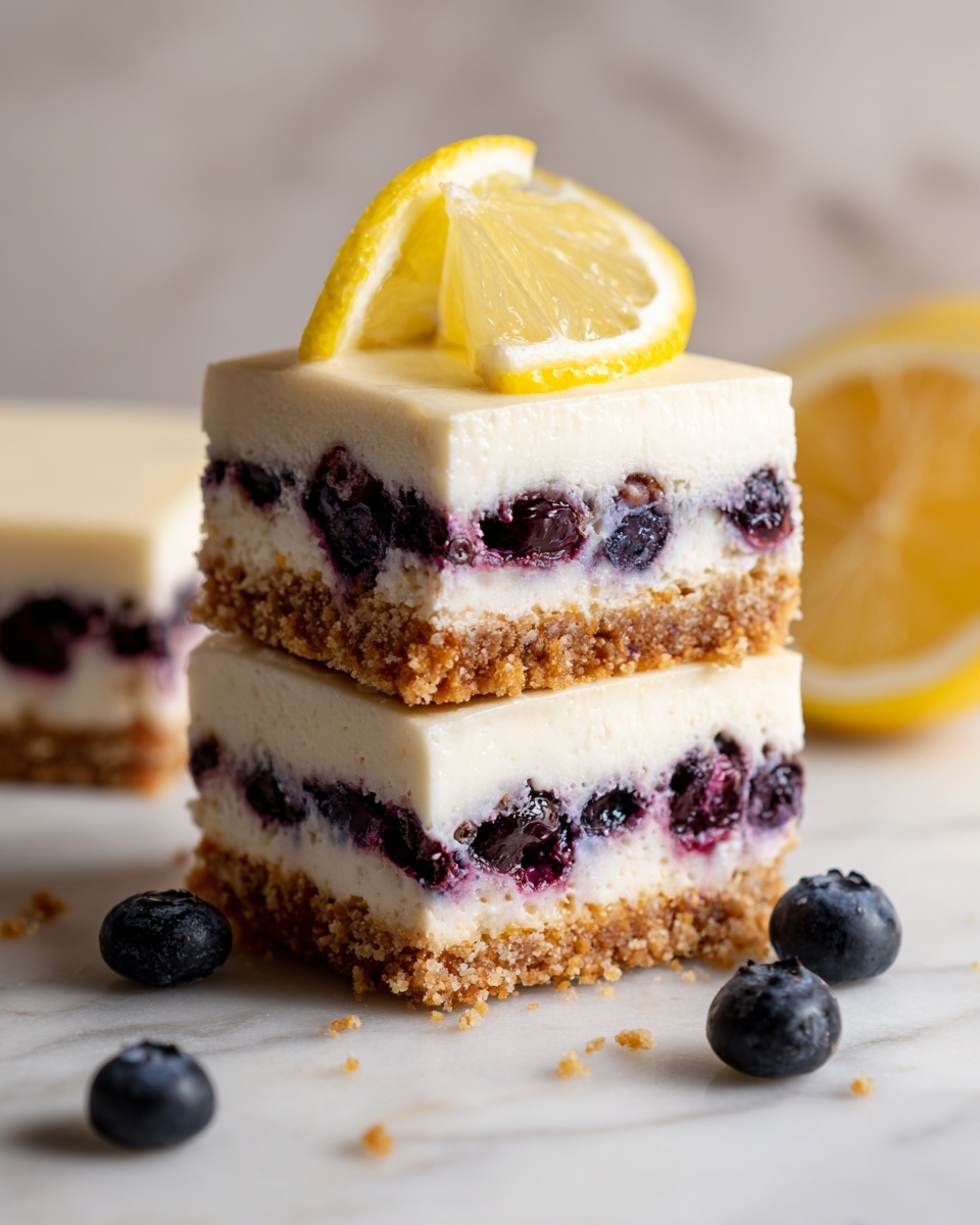 Blueberry Lemon Blondies Recipe - Recipe Image