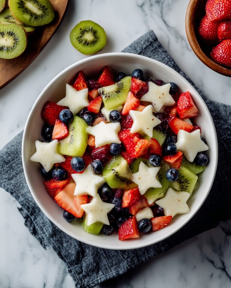 4th of July Patriotic Fruit Salad Recipe