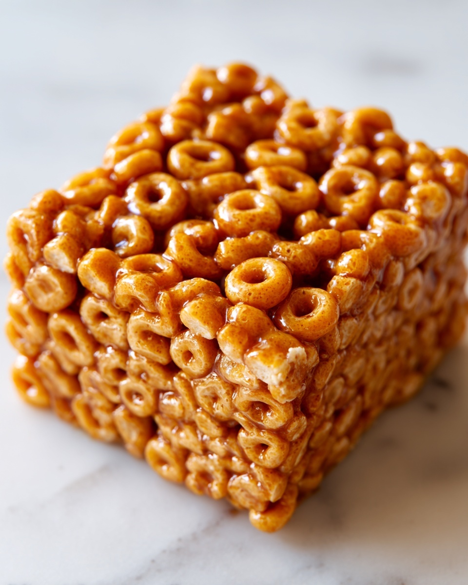 Peanut Butter Cheerio Bars Recipe - Recipe Image