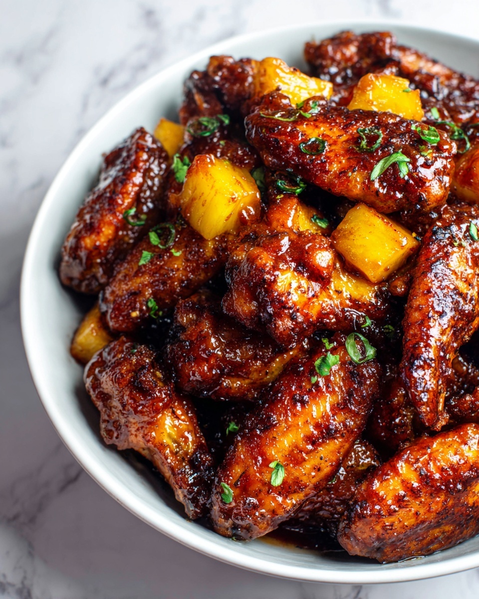 Pineapple Chicken Wings Recipe - Recipe Image