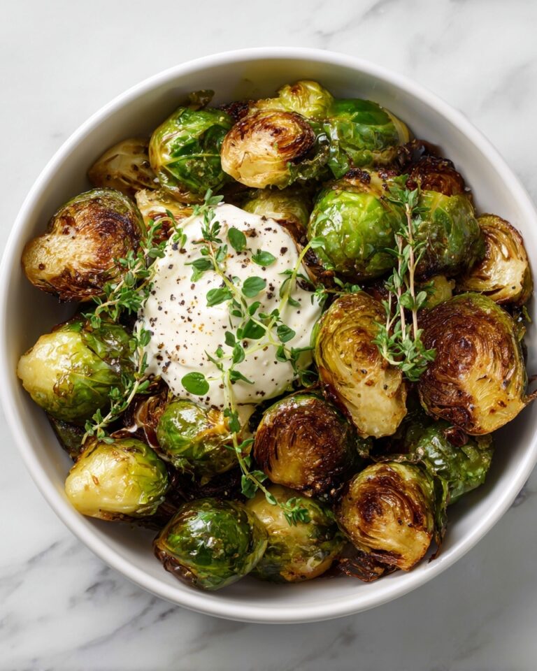 Crispy Brussels Sprouts with Dijon Aioli Recipe