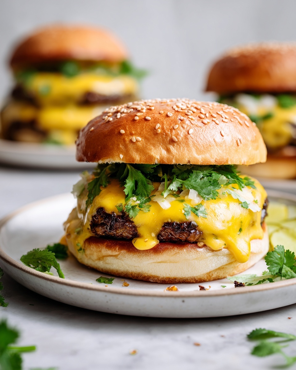 Chipotle Cheddar Chicken Burgers Recipe - Recipe Image