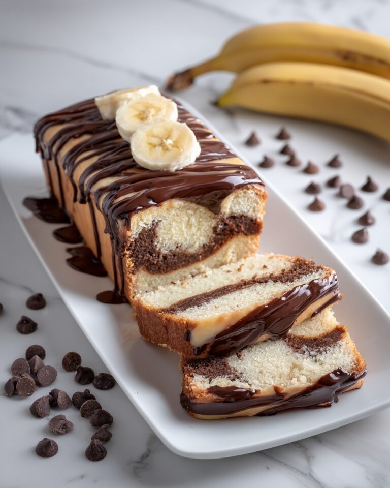 Chocolate Marble Banana Bread Recipe