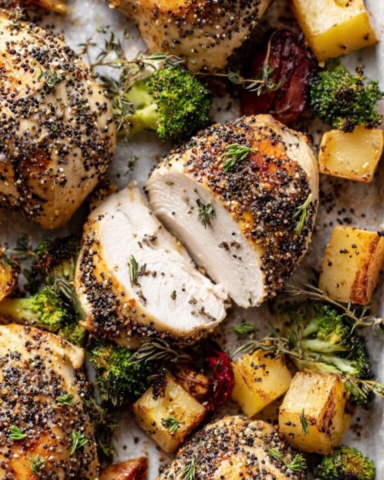 Bagel Chicken with Roasted Veggies Recipe