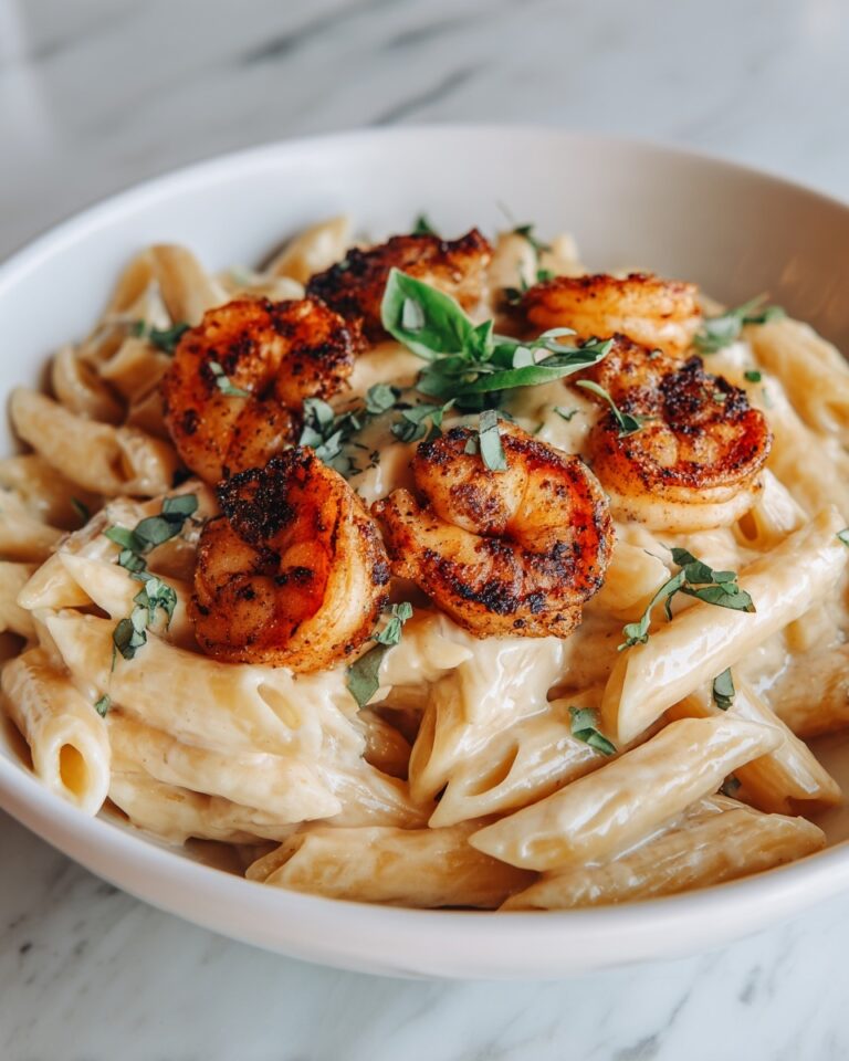 Creamy Cajun Pasta with Chicken or Shrimp Recipe