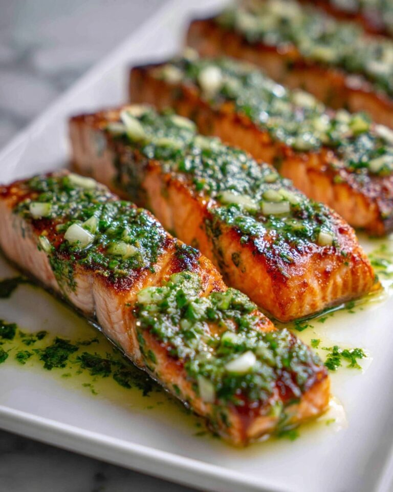 Olive Oil Poached Salmon with Herb Vinaigrette Recipe