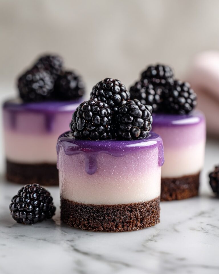 Blackberry Mini Cheesecakes Recipe