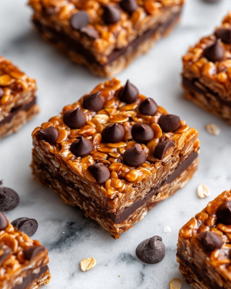 Healthy Chocolate Chip Oat Bars Recipe