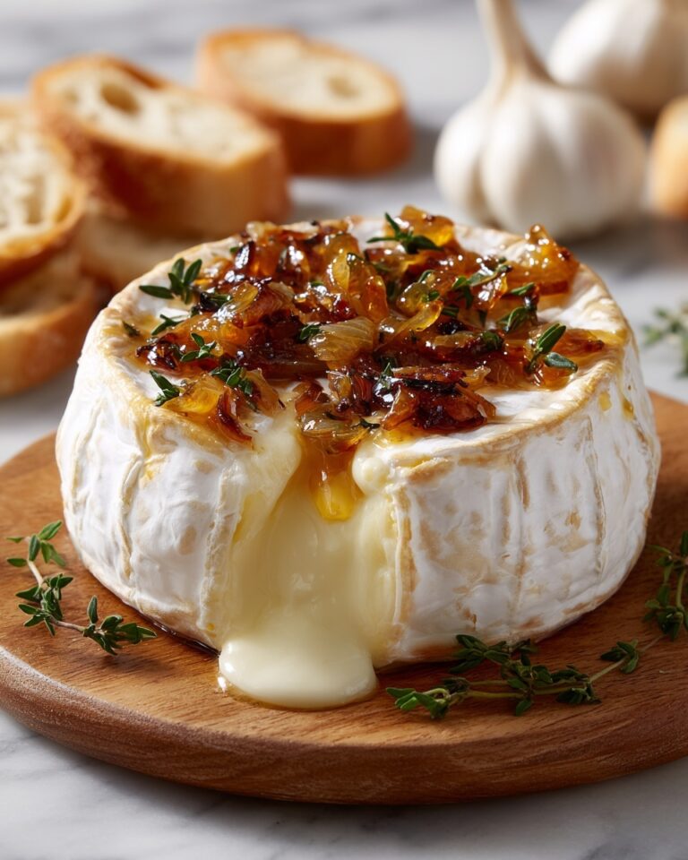 Baked Brie with Garlic and Herbs Recipe