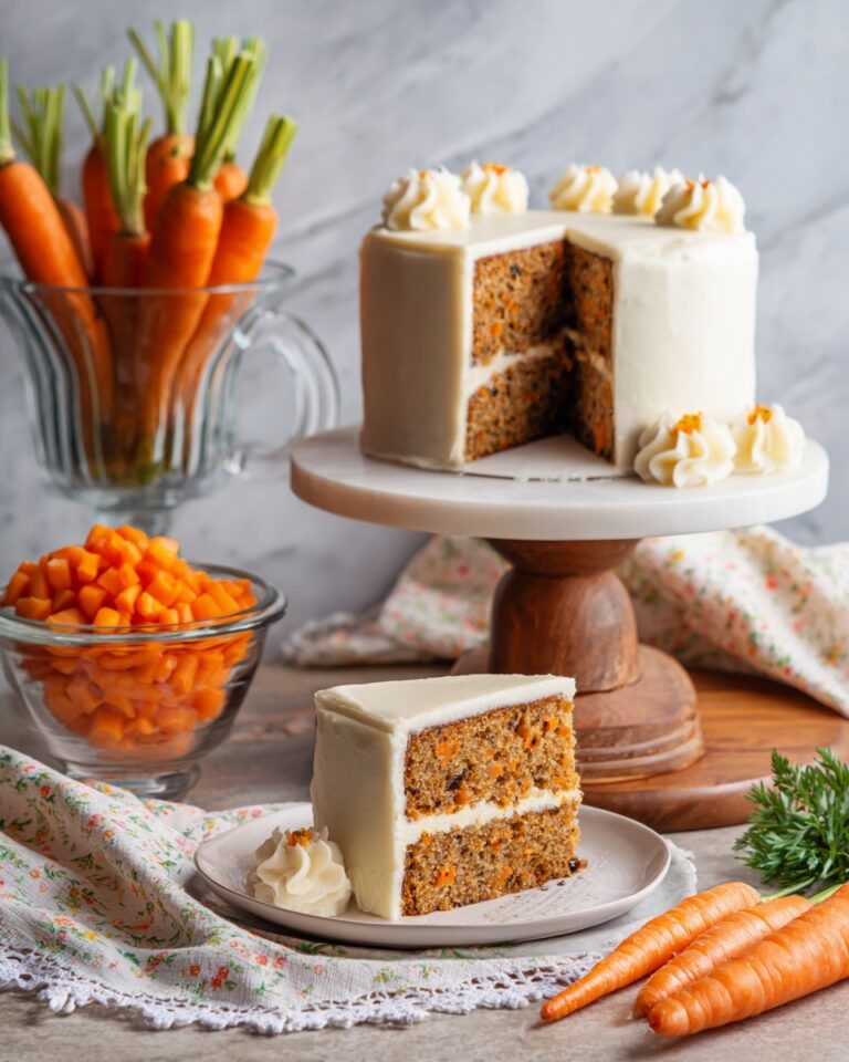 Carrot Cake with Cream Cheese Frosting Recipe