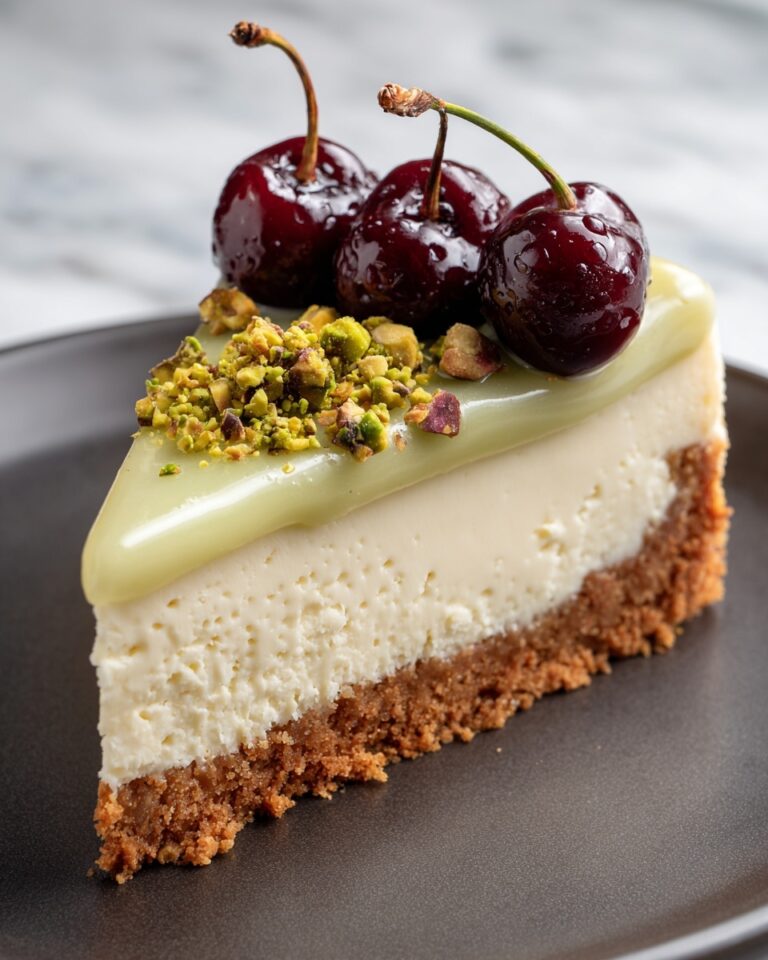 Luscious Lemon-Lime Cherry Pistachio Cheesecake Recipe