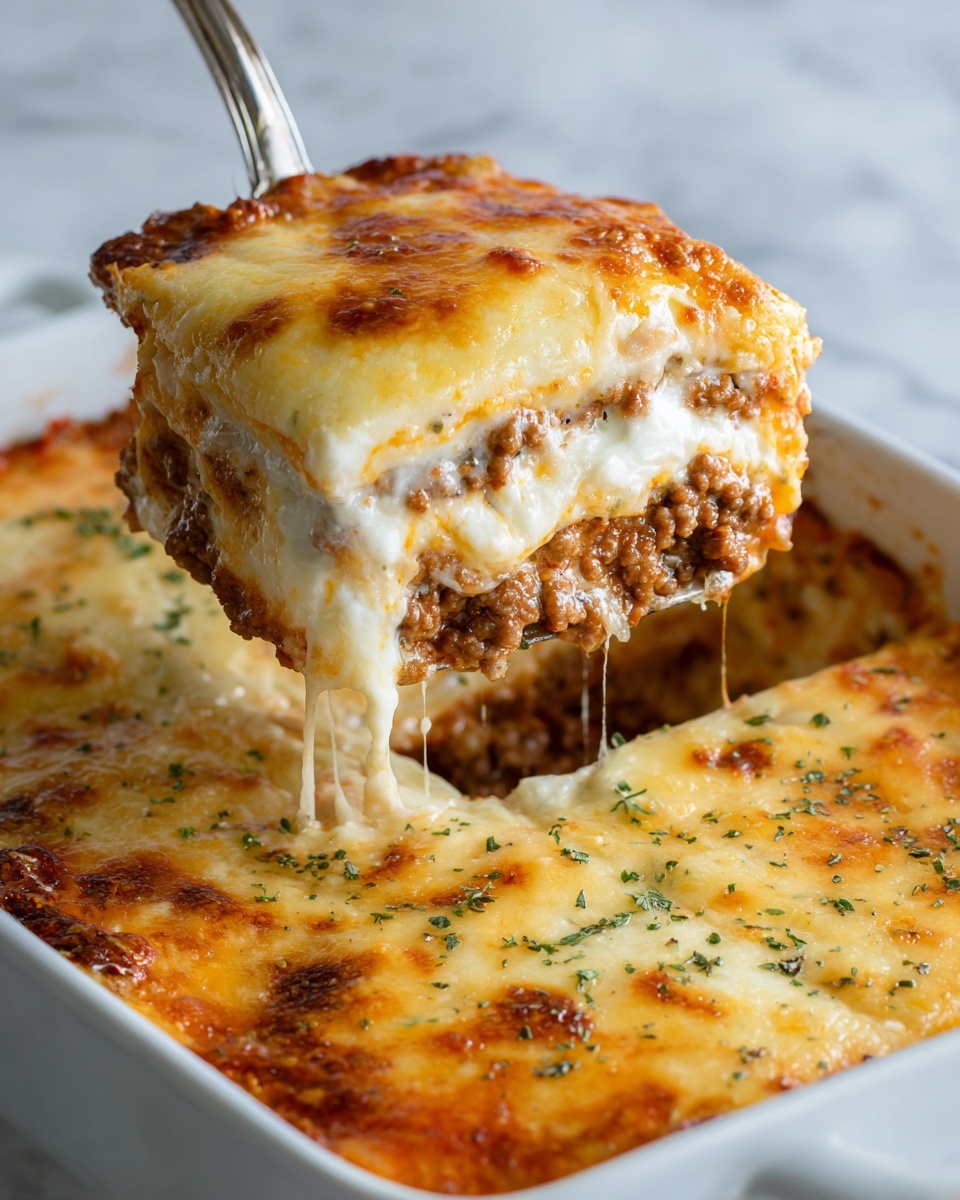 Beef Lombardi Pasta Bake Recipe - Recipe Image