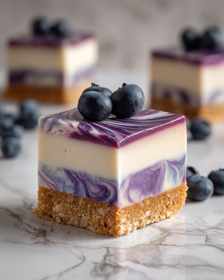 Keto Blueberry Cheesecake Bars Recipe