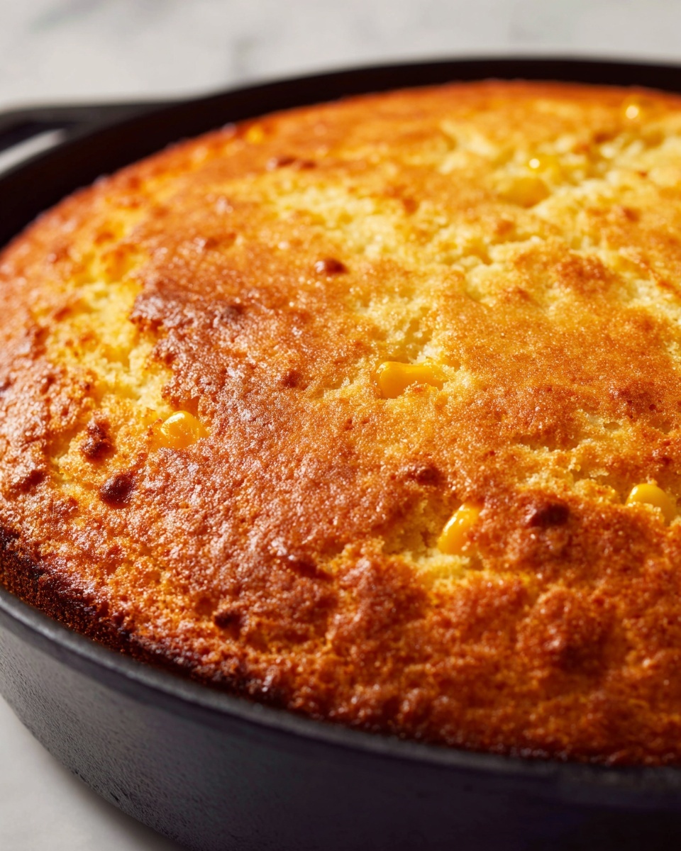Mexican Cornbread with Cheddar, JalapeƱos, and Corn Recipe - Recipe Image