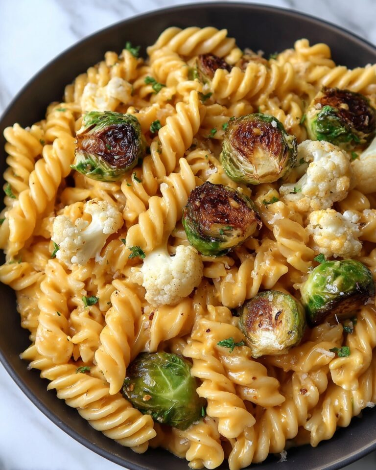 Pumpkin Mac and Cheese with Roasted Veggies Recipe