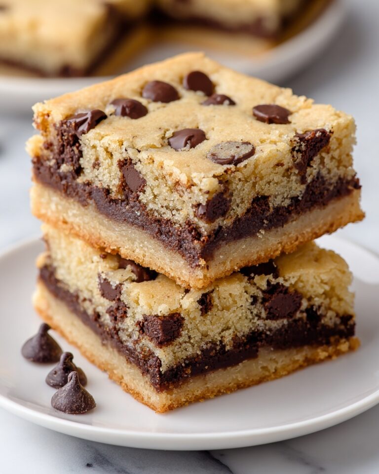 Peanut Butter Chocolate Chip Cookie Bars Recipe