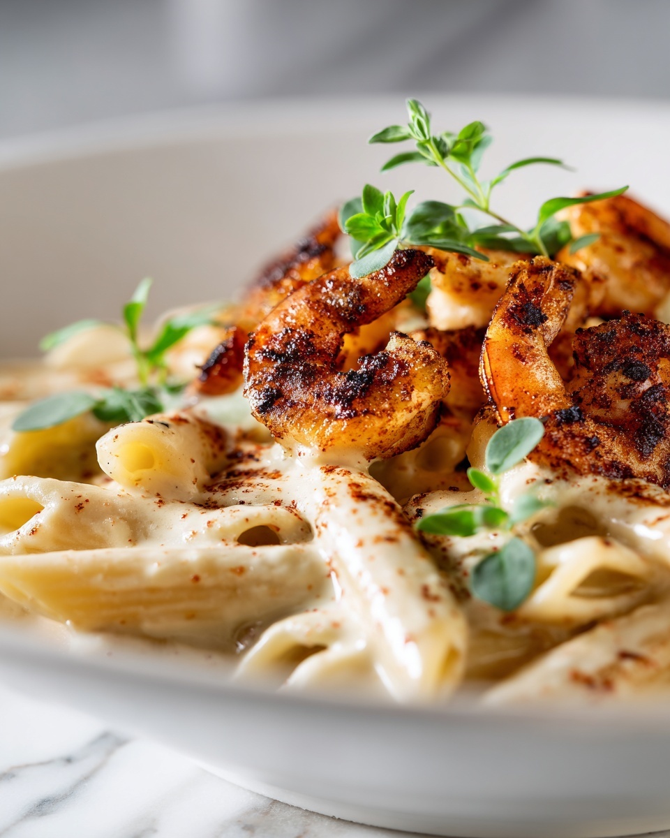 Creamy Cajun Pasta with Chicken or Shrimp Recipe - Recipe Image