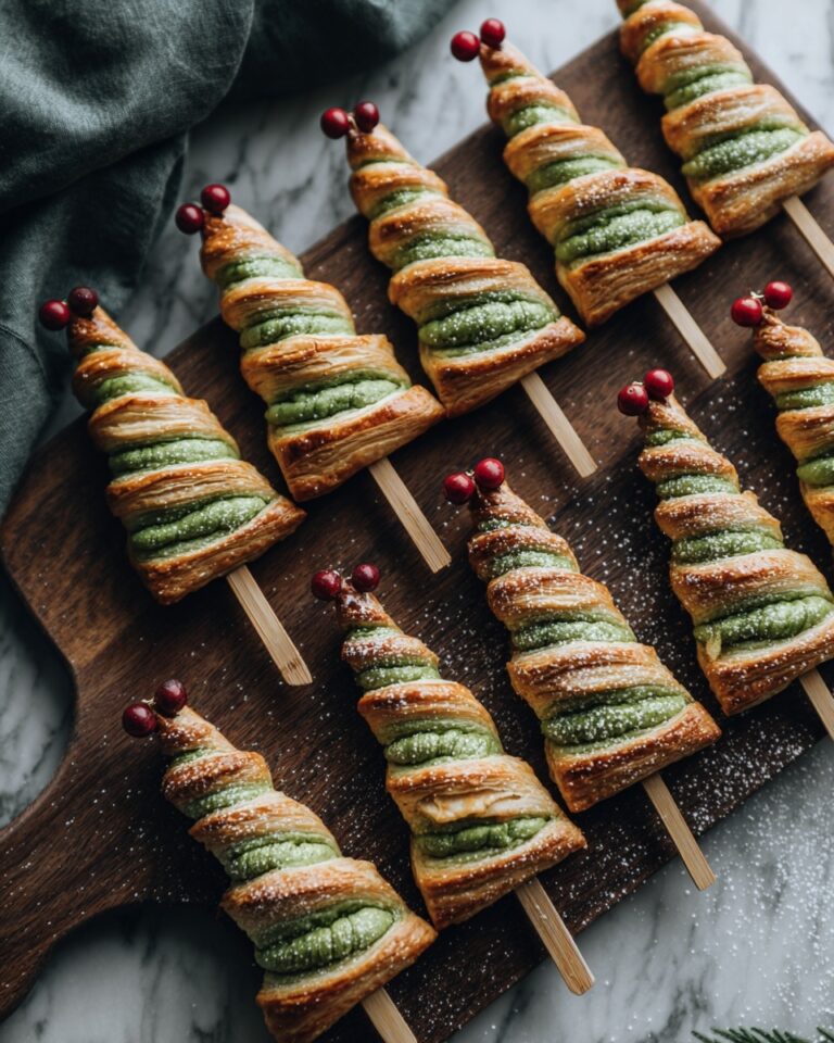 Puff Pastry Pesto Christmas Trees Recipe