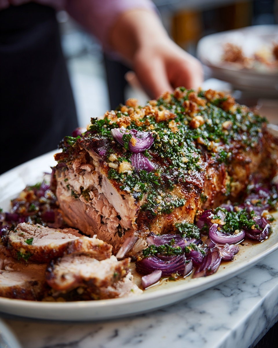 Slow-Roasted Herb-Crusted Lamb Shoulder Recipe - Recipe Image