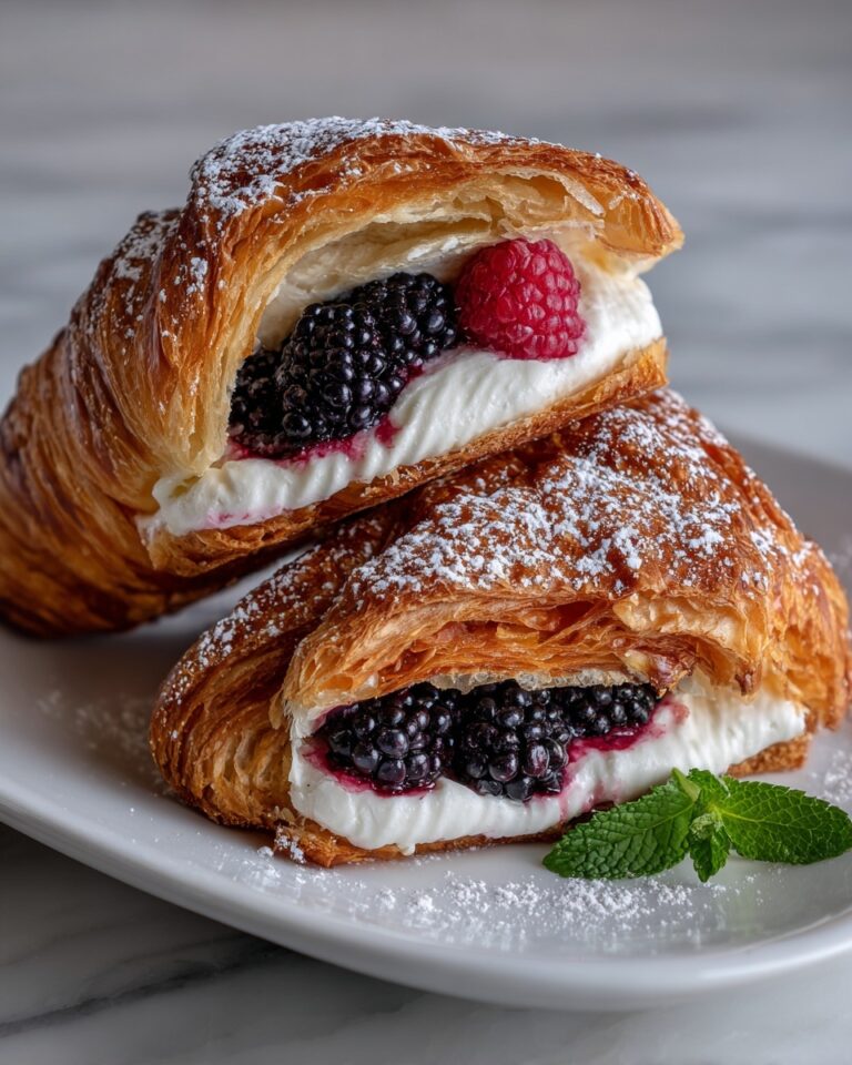 Berries and Cream Croissants Recipe