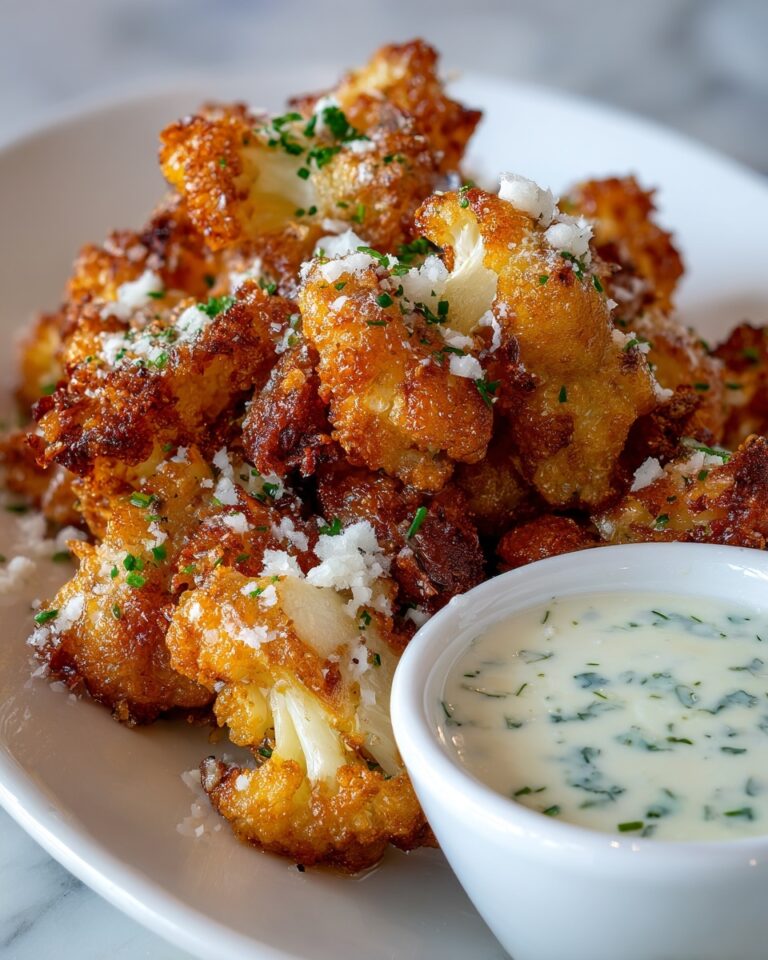 Parmesan Cauliflower Bites Recipe