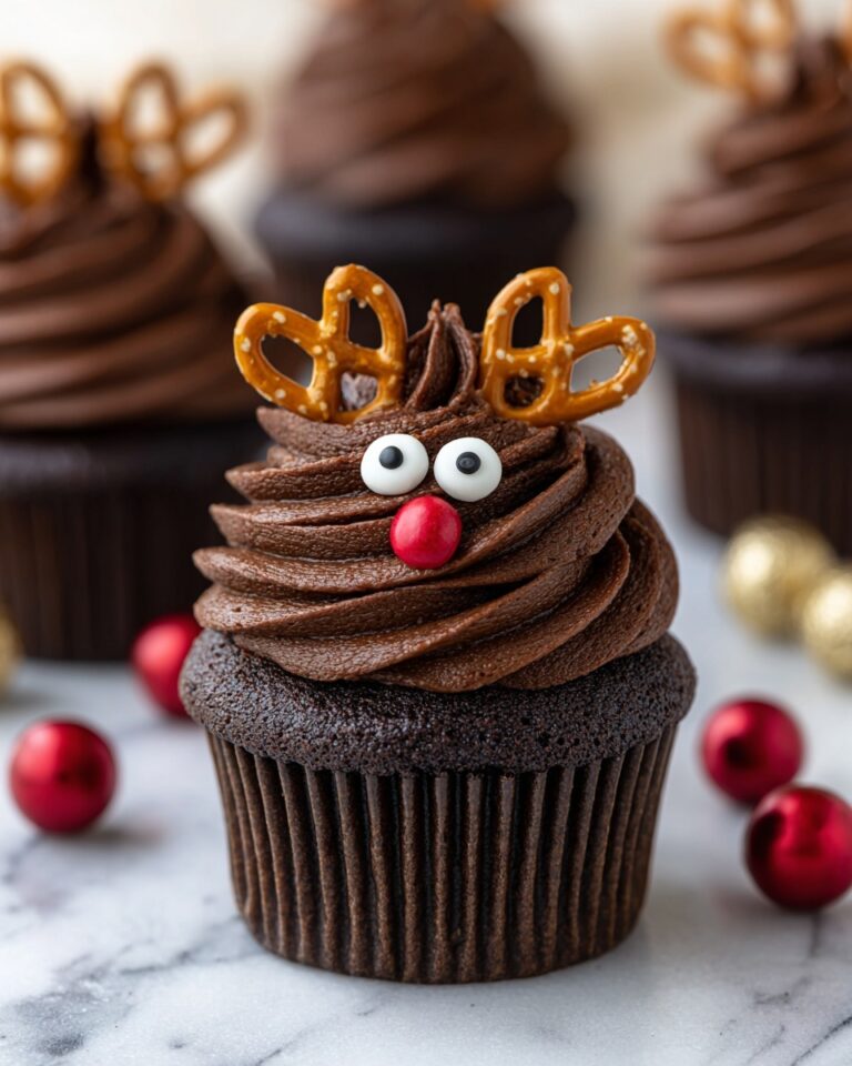 Easy Reindeer Cupcakes Recipe