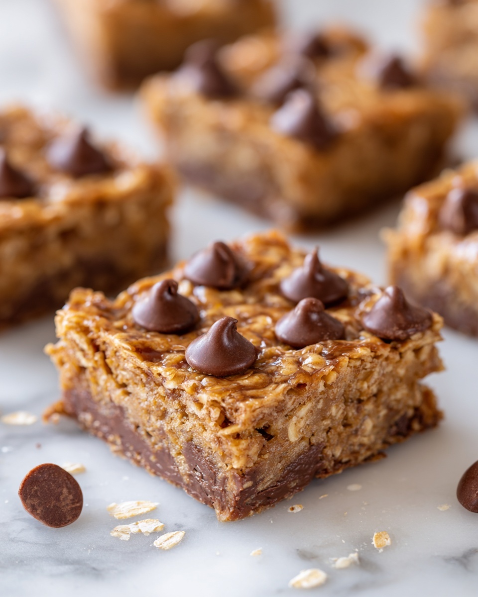 Healthy Chocolate Chip Oat Bars Recipe - Recipe Image