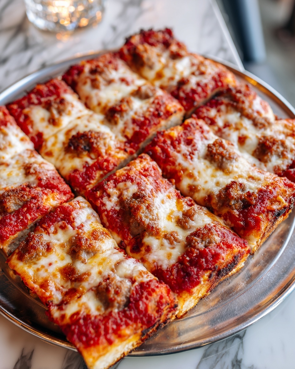 School Cafeteria-Style Pizza Recipe - Recipe Image