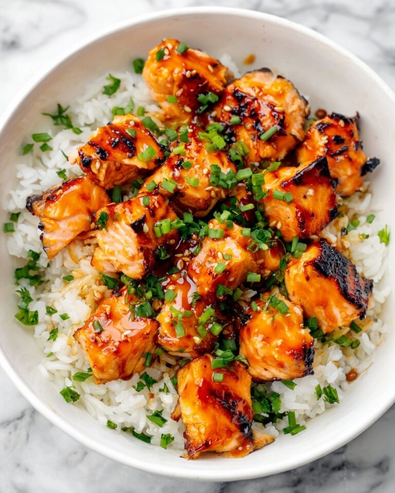 Air Fryer Bang Bang Salmon Bites Recipe