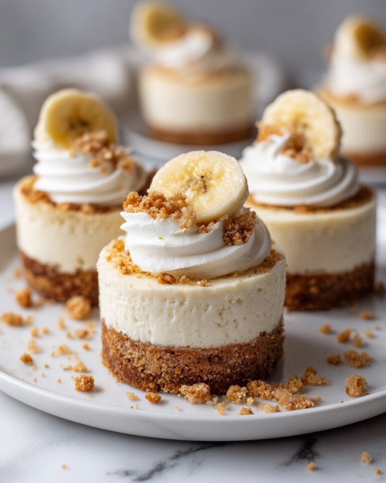 Mini Banana Pudding Cheesecakes Recipe