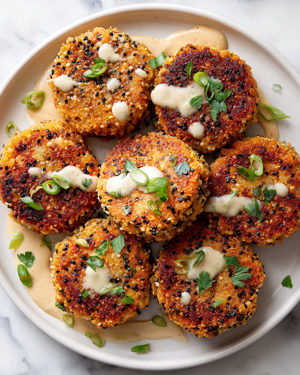 Asian-Style Tuna Cakes with Spicy Mayo Recipe - Recipe Image