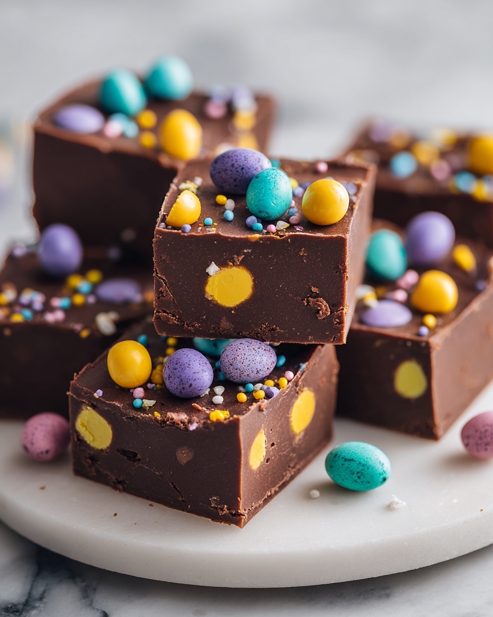 Easter Chocolate Fudge Recipe - Recipe Image