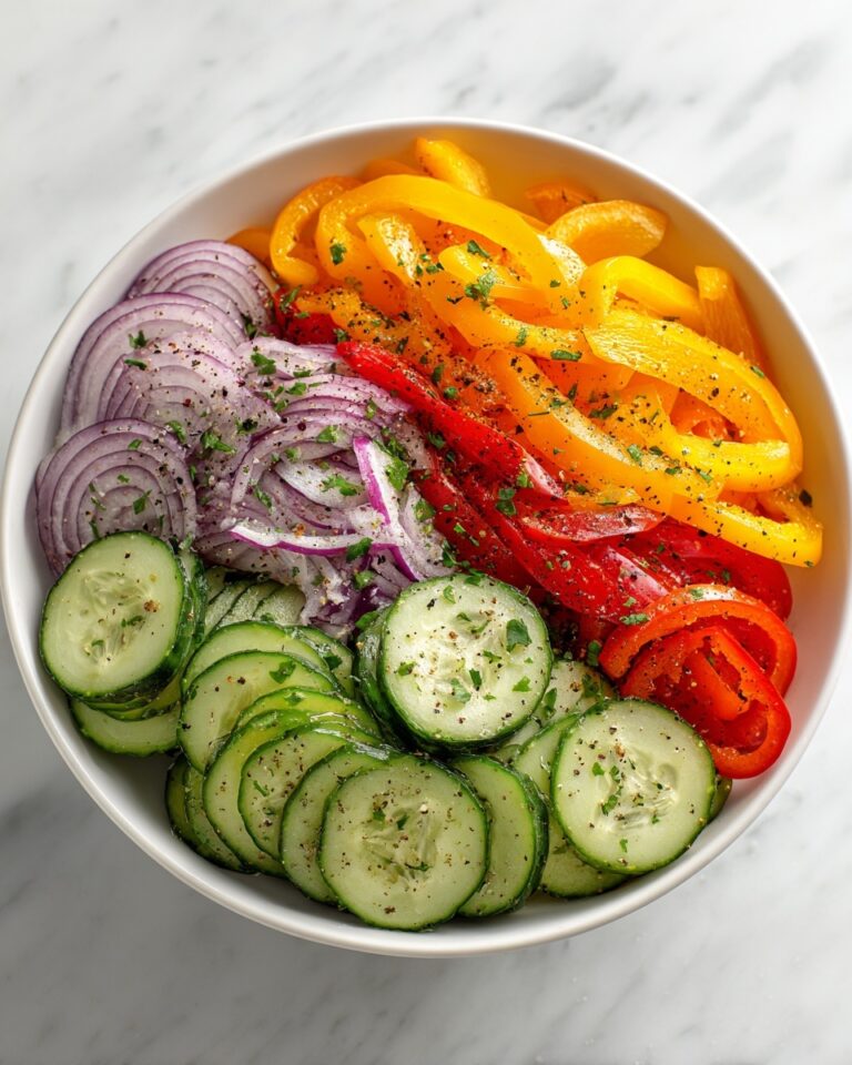 Cucumber Sweet Pepper Salad Recipe