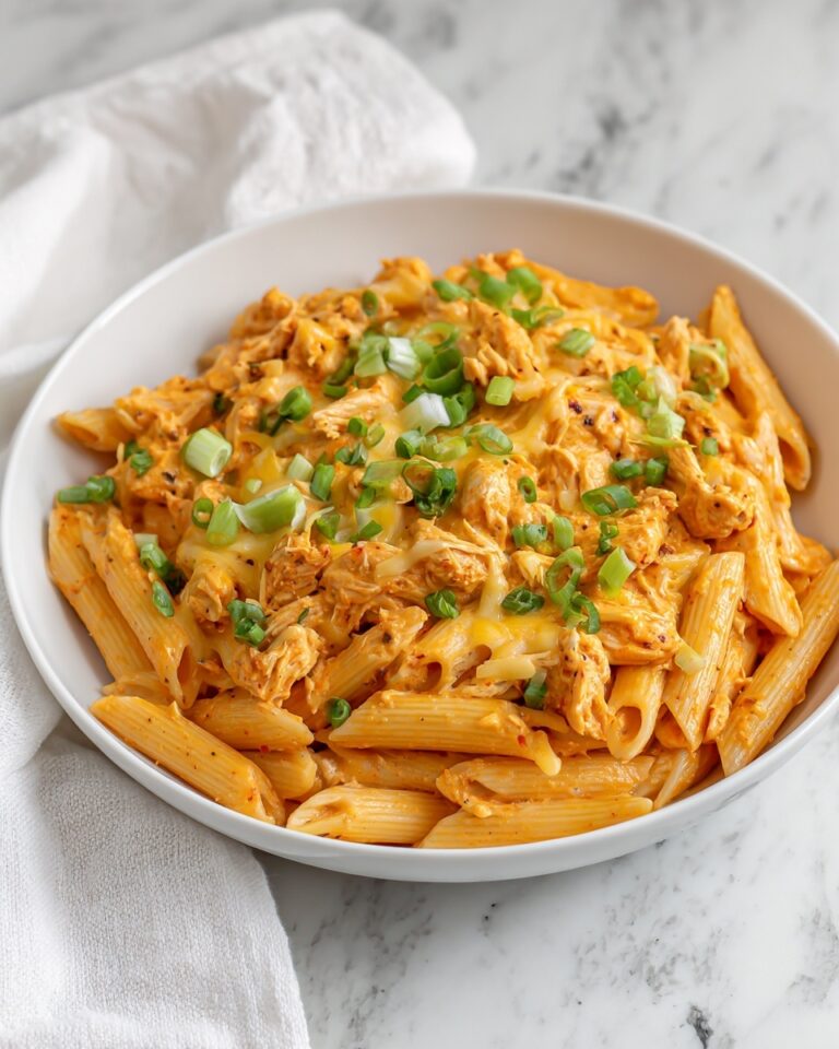 Buffalo Chicken Pasta – One Pot! Recipe