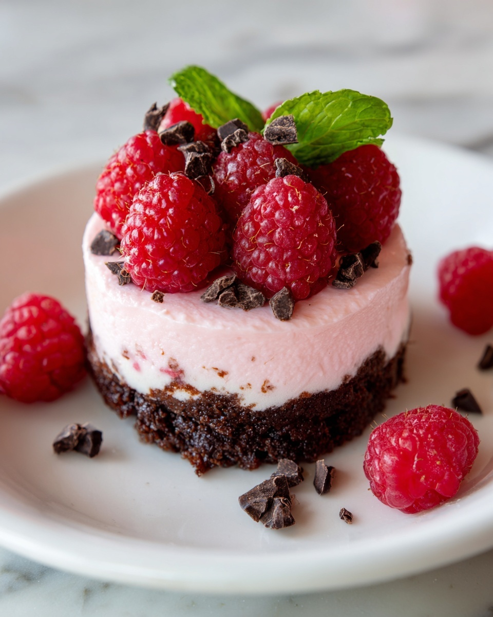 Mini Chocolate & Raspberry Cake Recipe - Recipe Image