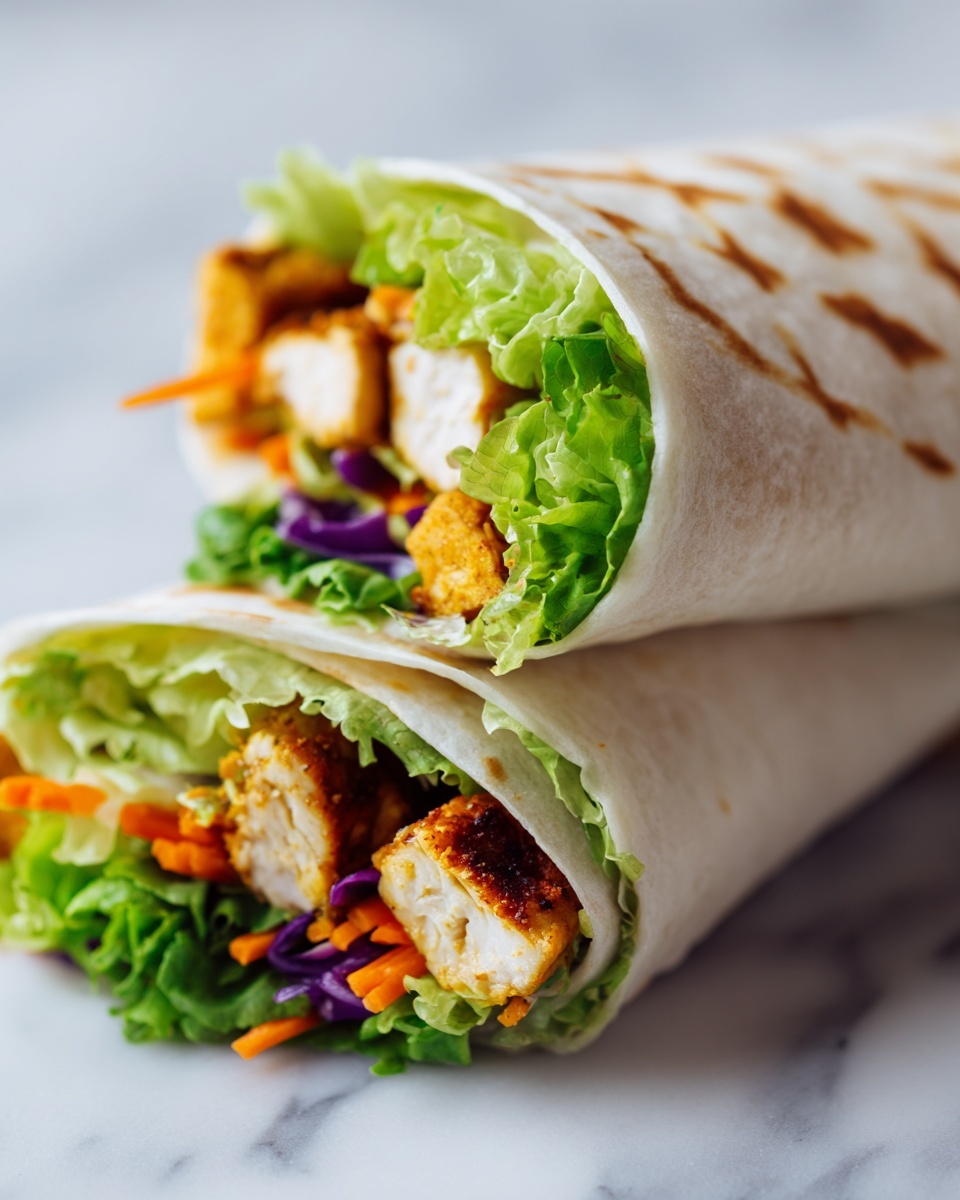 Asian Chicken Salad Wraps Recipe - Recipe Image